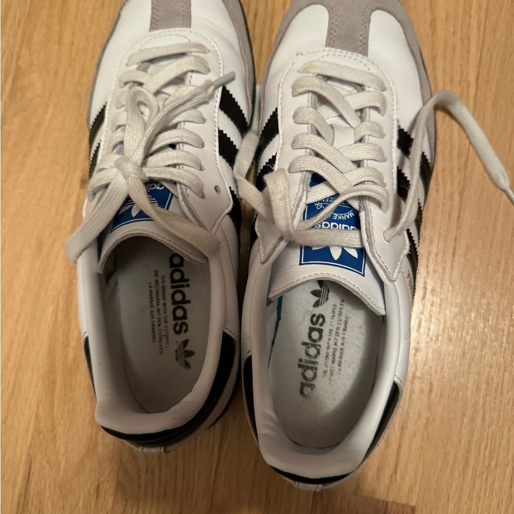 Adidas White and Black Sneakers